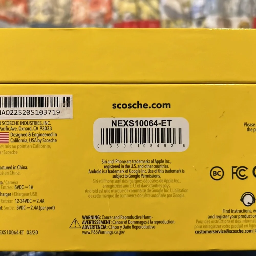 Scosche full hd smart dash cam NEXS1 new Nexar safetech